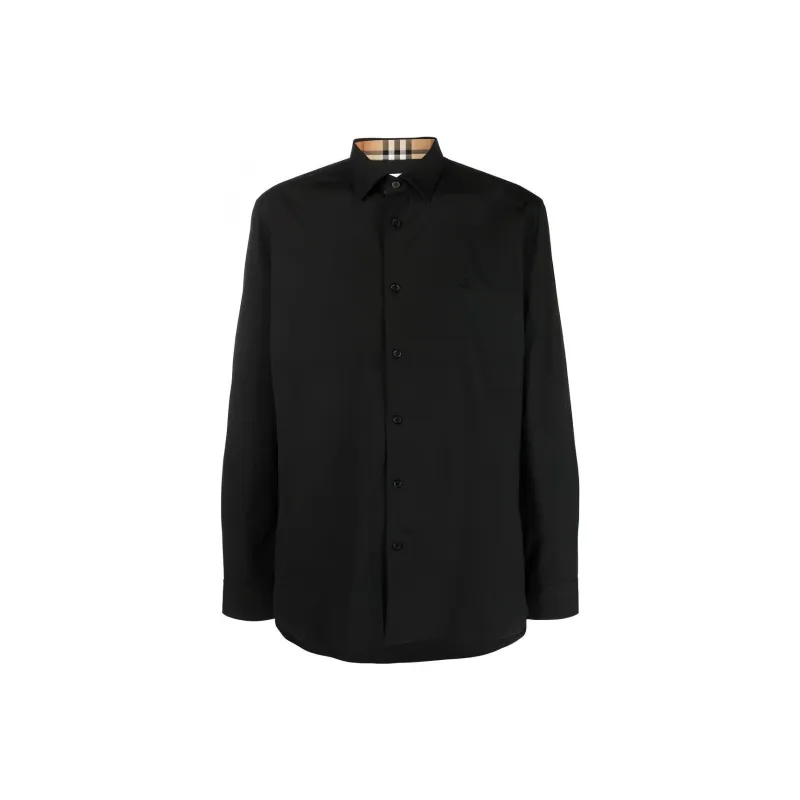 Burberry Logo embroidered Long sleeve Shirt-0