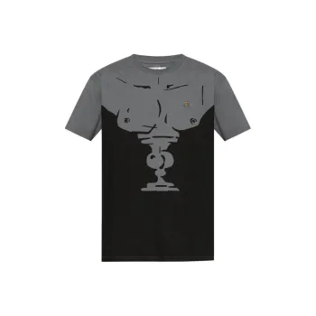 Vivienne Westwood Logo Embroidered Colourblock T Shirt