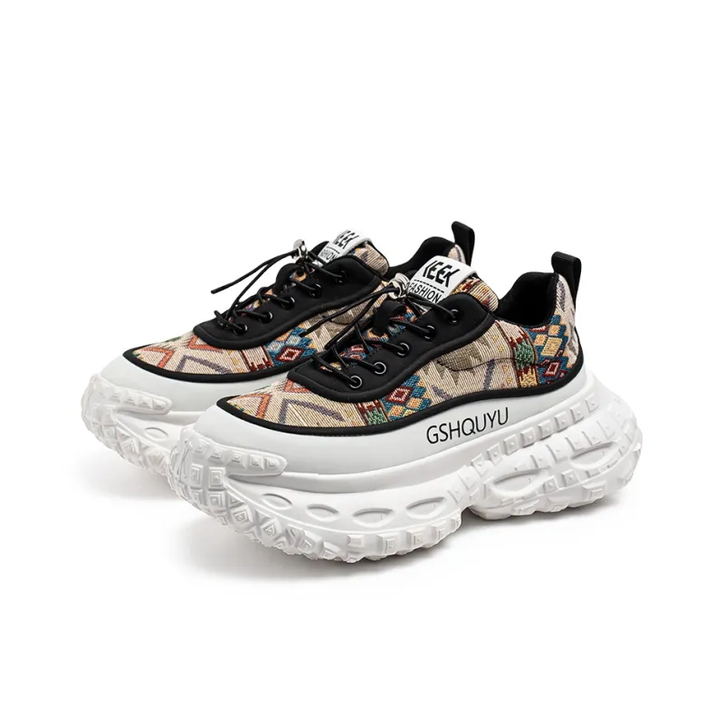 JANECO Low Top Chunky Sneakers Men's-16