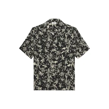 CELINE Hawaiian Shirt In Printed Viscose