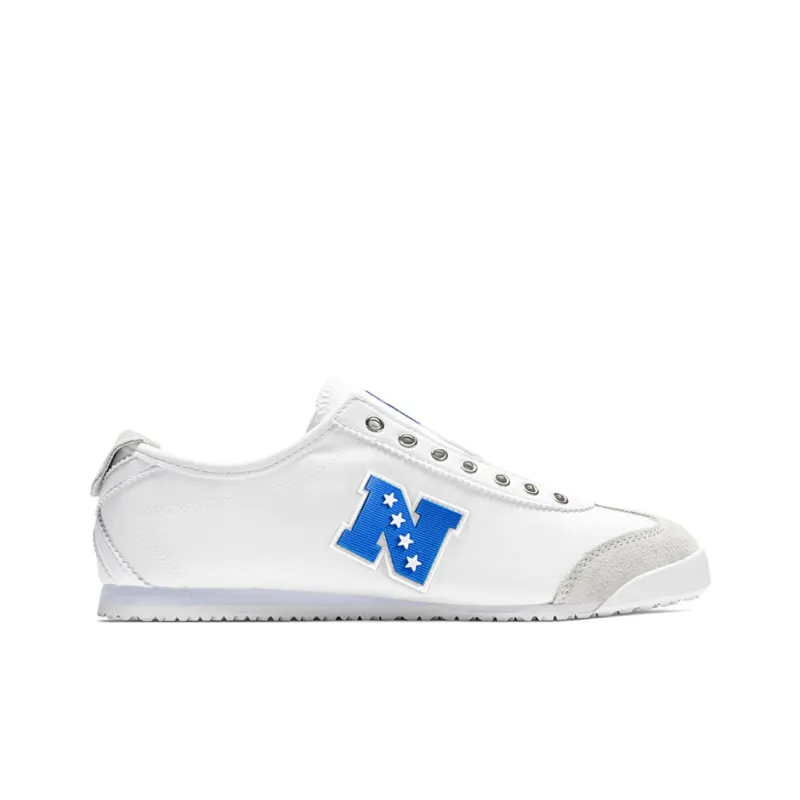 NFL Training Light Low Top Skateboard Shoes Unisex White Blue-1