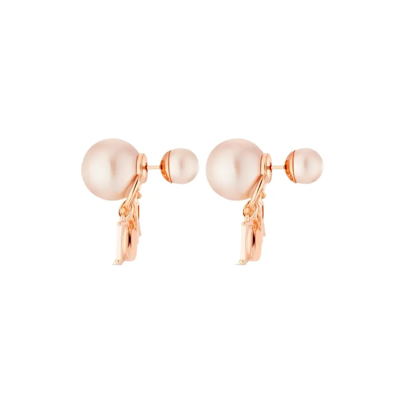 DIOR Metal Earrings Women's Rose Gold-1