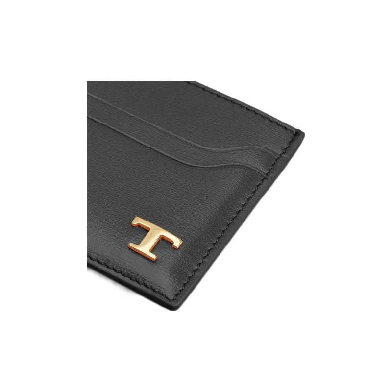 TOD'S Calf Leather Card Holder-4