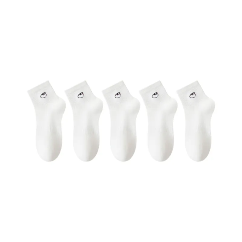 MIIOW Mid Calf Socks Women's 5 Pack-16