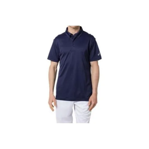 Asics Polo Shirt Men's Marine Blue