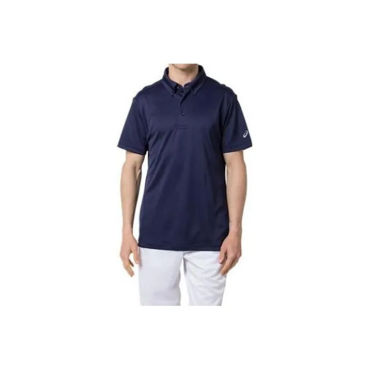 Asics Polo Shirt Men's Marine Blue-0