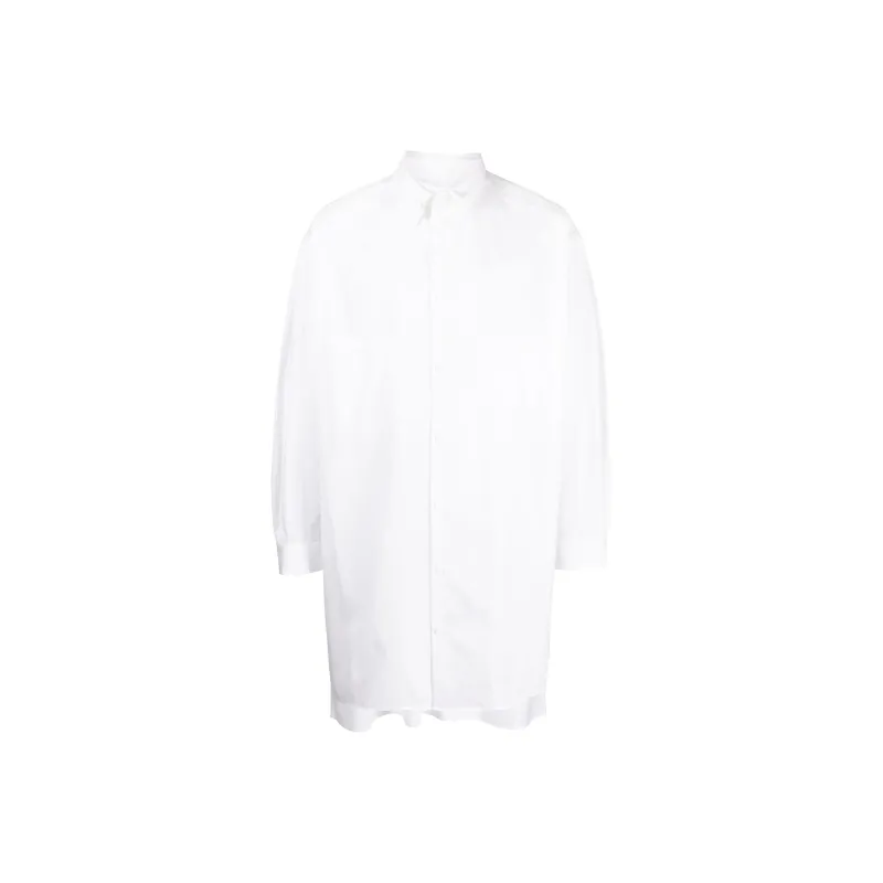 Yohji Yamamoto Panelled Slim cut Cotton Shirt-0