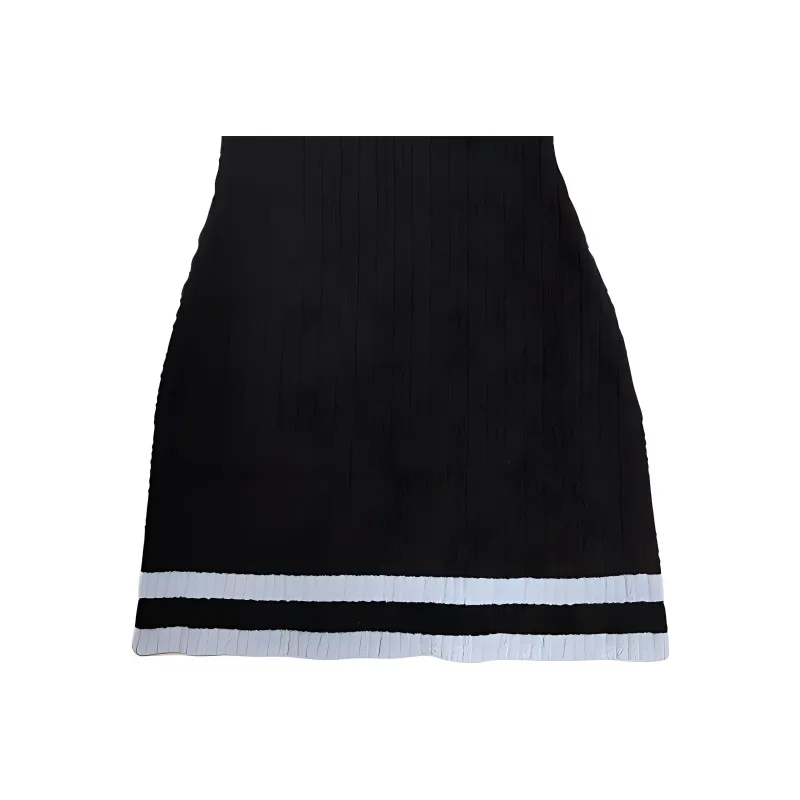 CHANEL 24 Fall Winter Sleeveless Dress Women's Black-3