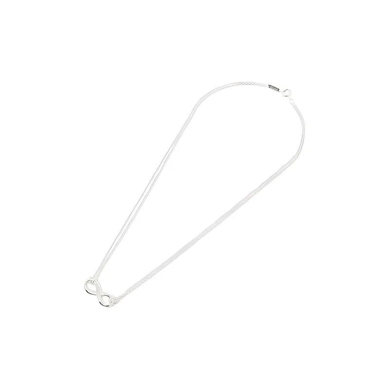 TIFFANY & CO. Infinity Series 925 Sterling Silver Necklaces Women's Silver-2