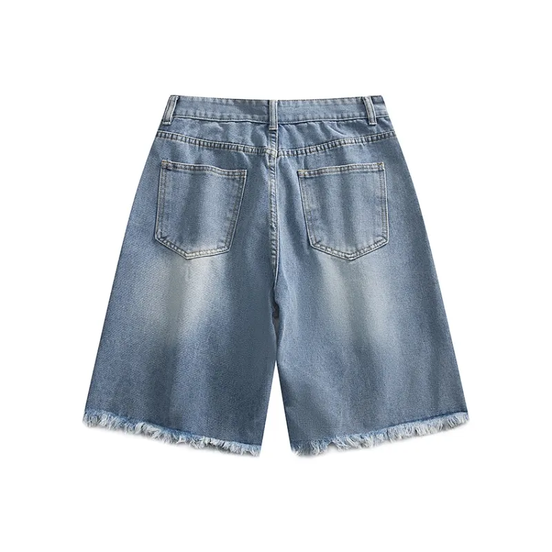 Fakeyoung Denim Shorts Unisex-6