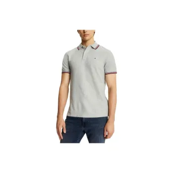 Tommy Hilfiger Polo Shirt Men's Gray