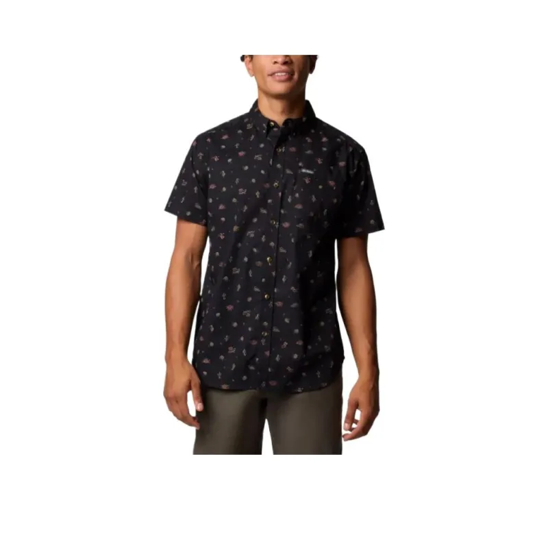 Columbia Rapid Rivers™ Shirt Men's Black Wilderness-0