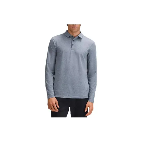 Lululemon Evolution Long Sleeve Pique Polo Shirt Men's