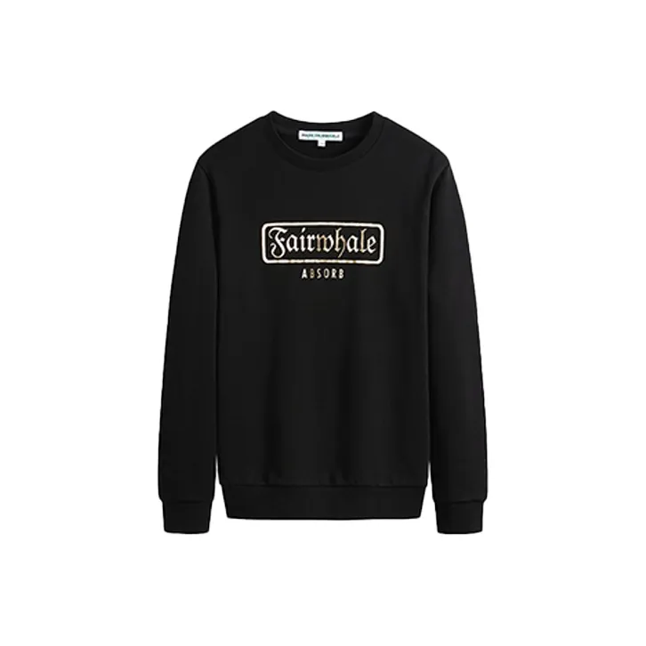 FAIRWHALE Sweatshirt Men's Pure Black-0