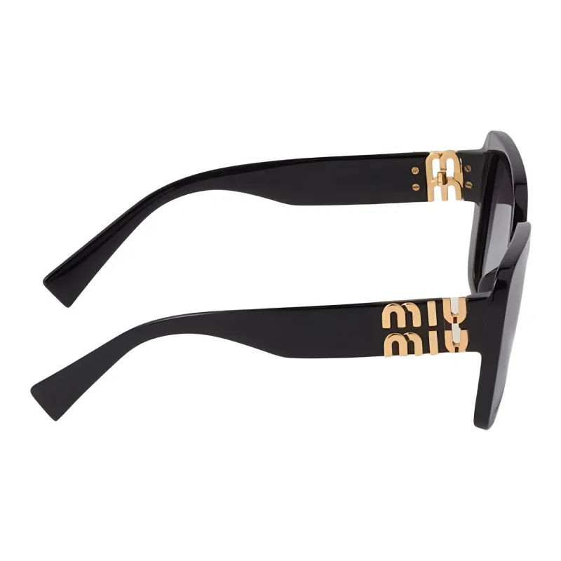 MIU MIU Logo-plaque Oversized-frame Sunglasses-3