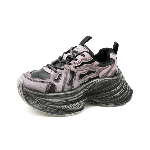 SUPEREDGE Anti Slip Wear Resistant Low Top Chunky Sneakers Women's