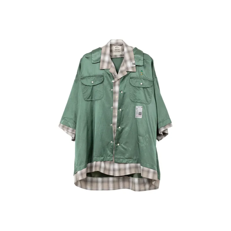 Maison Mihara Yasuhiro Layered Cotton blend Shirt-0