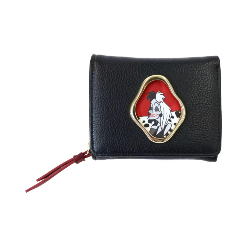 Disney Synthetic Leather Wallet Unisex Black-0