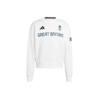 Adidas UK Training Top Olympics Collection TEAM GB SWEATSHIRT Sweatshirt Men's White