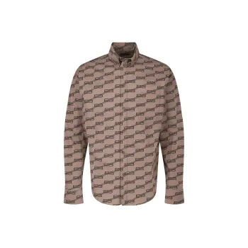 Balenciaga Monogram Long Sleeve Shirt