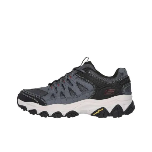 Skechers After Burn Low Top Outdoor Shoes Men's Dark Gray