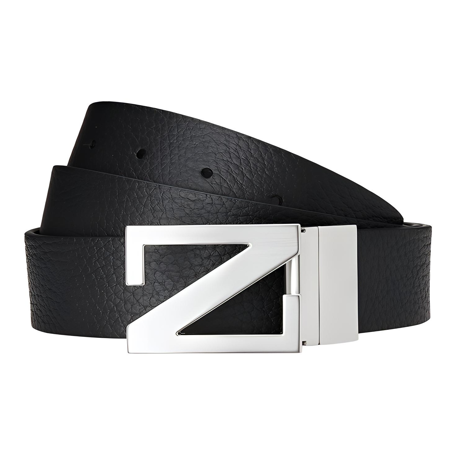 Ermenegildo Zegna Leather Belts Men Black - POIZON