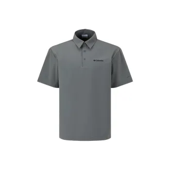 Columbia Polo Shirts Men Gray