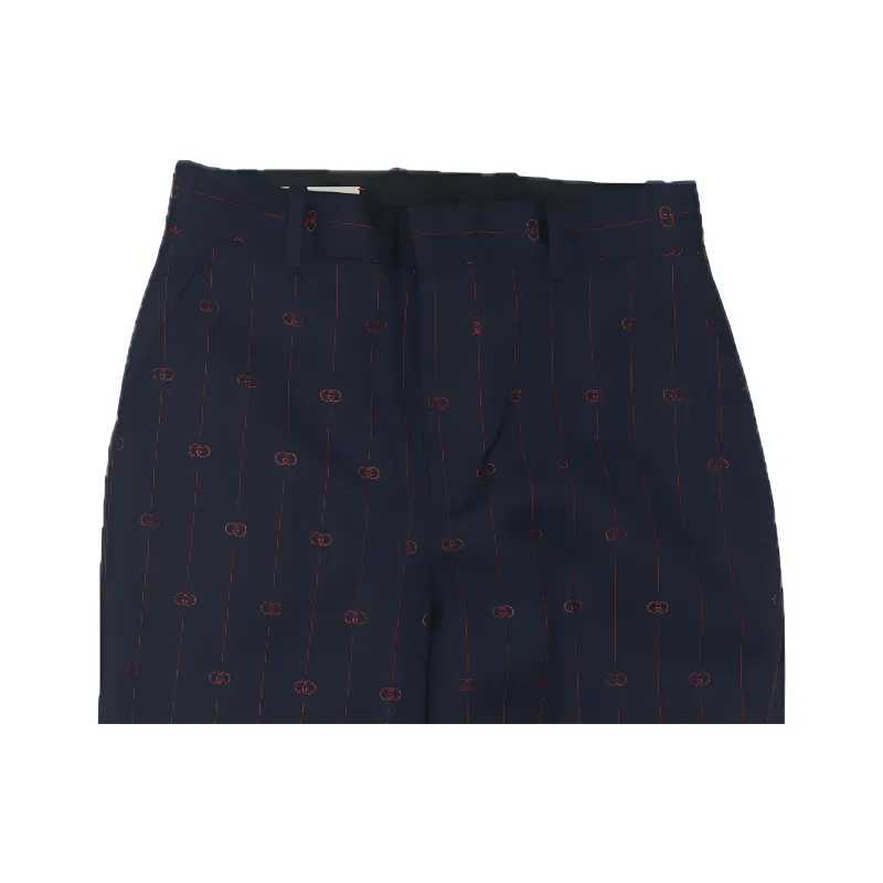GUCCI FW21 Casual Pants Women's Black-5