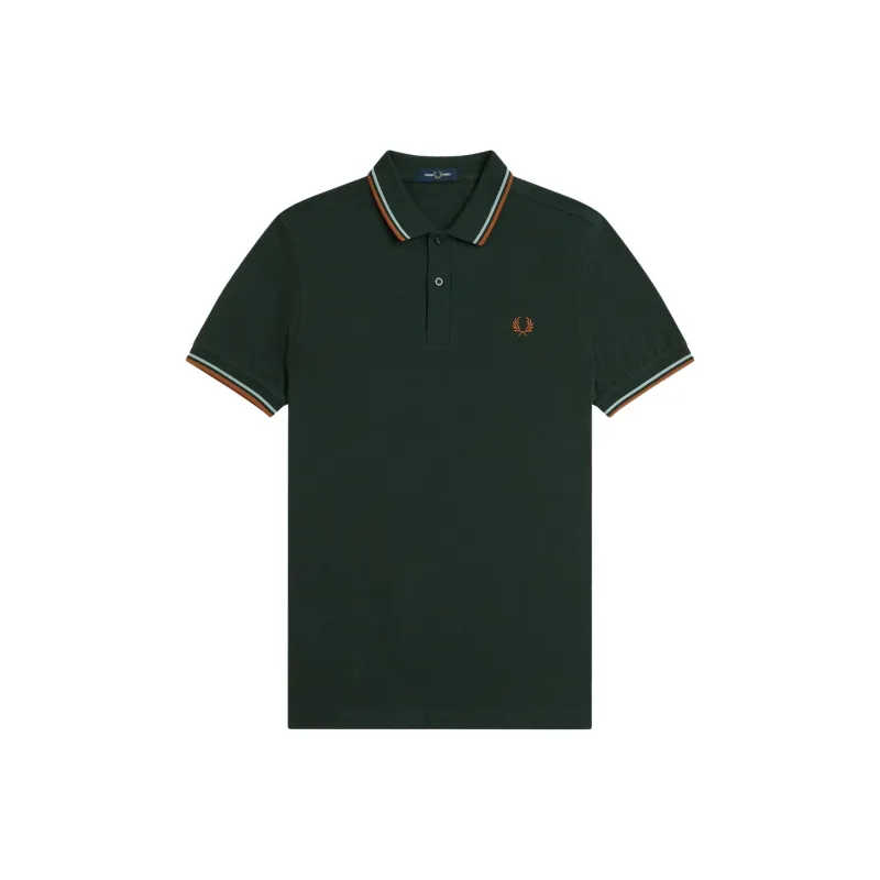 FRED PERRY Polo Shirt Men's Green-0