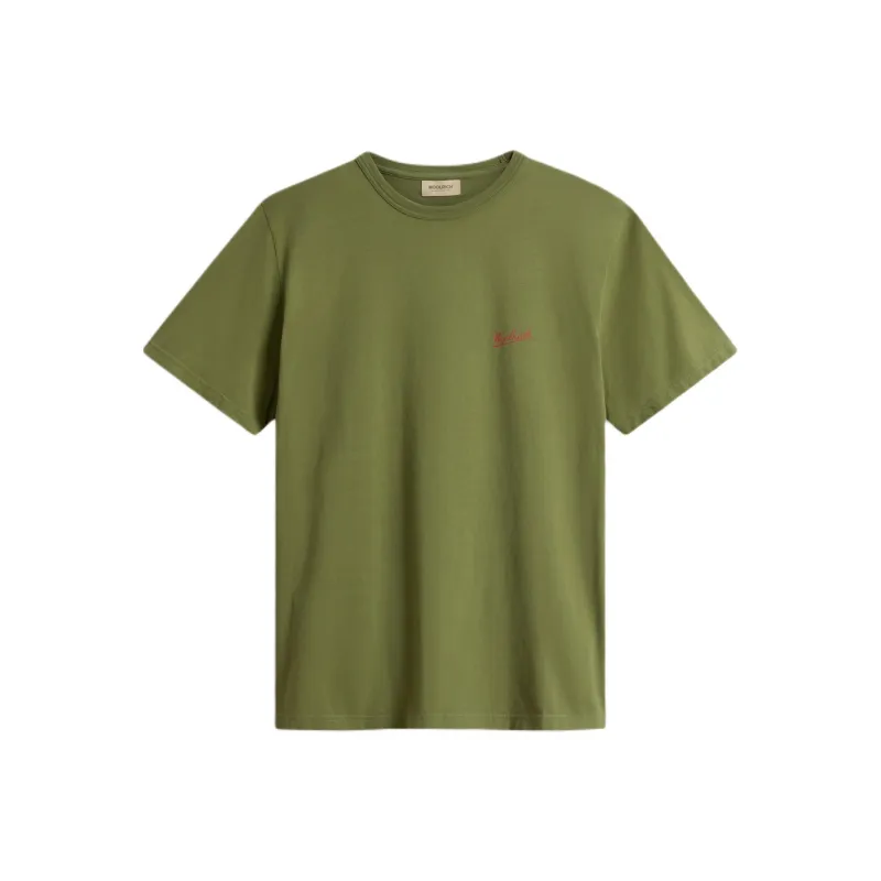 WOOLRICH SS25 T Shirt Men's Green-0