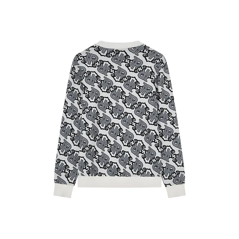 JOHN RICHMOND Sweater Men's White Gray Letter-1