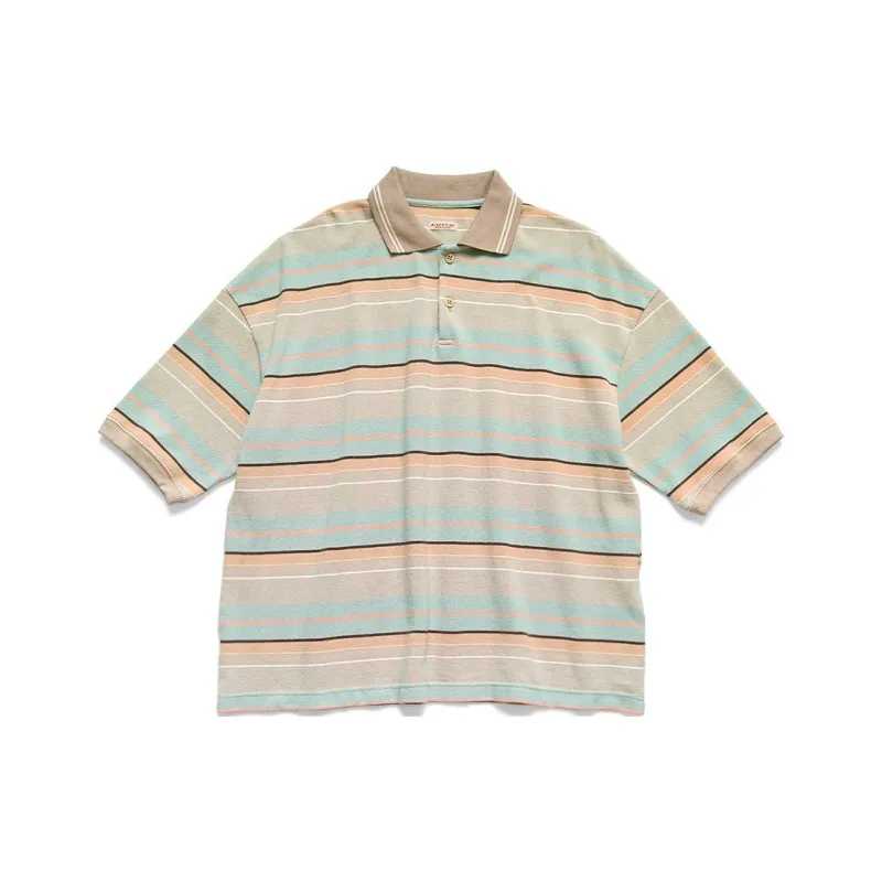 Kapital Striped Short sleeve Polo-5