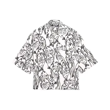 Jacquemus Fish Print Boxy Shirt