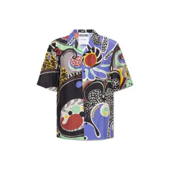 MOSCHINO Graphic Printed Buttoned Shirt