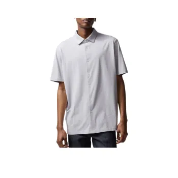 UNIQLO AIRism Mesh Series Shirt Unisex Light Gray