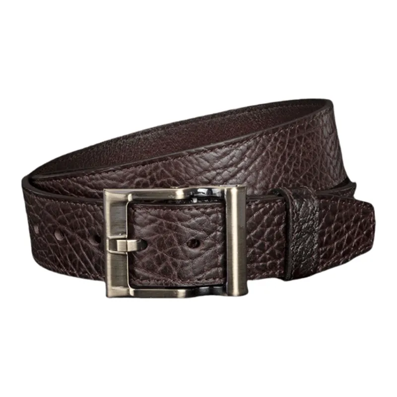 JONNY MOORE Top Grain Cow Leather Belts Men's 3.8cm-2