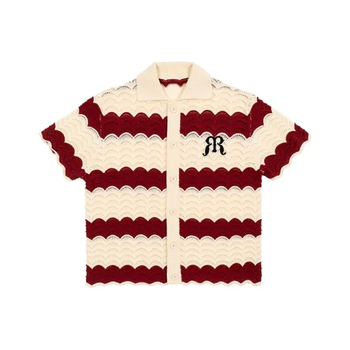 EMPTY REFERENCE Shirts Unisex Beige Red