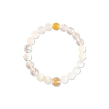 HELA DE HAI Reconstructed Cinnabar Agate Bracelets Unisex