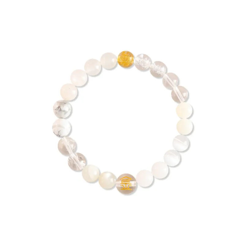 HELA DE HAI Reconstructed Cinnabar Agate Bracelets Unisex-0