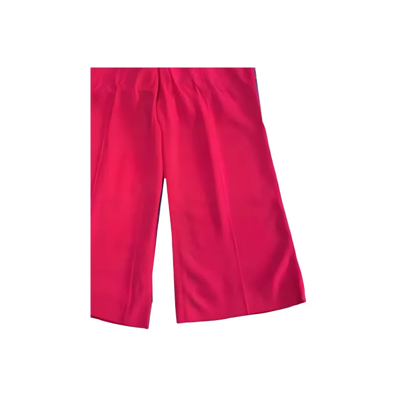GUCCI High Rise Wide Leg Pants Pink-4