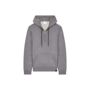 COURREGES Zip Detailed Drawstring Hoodie