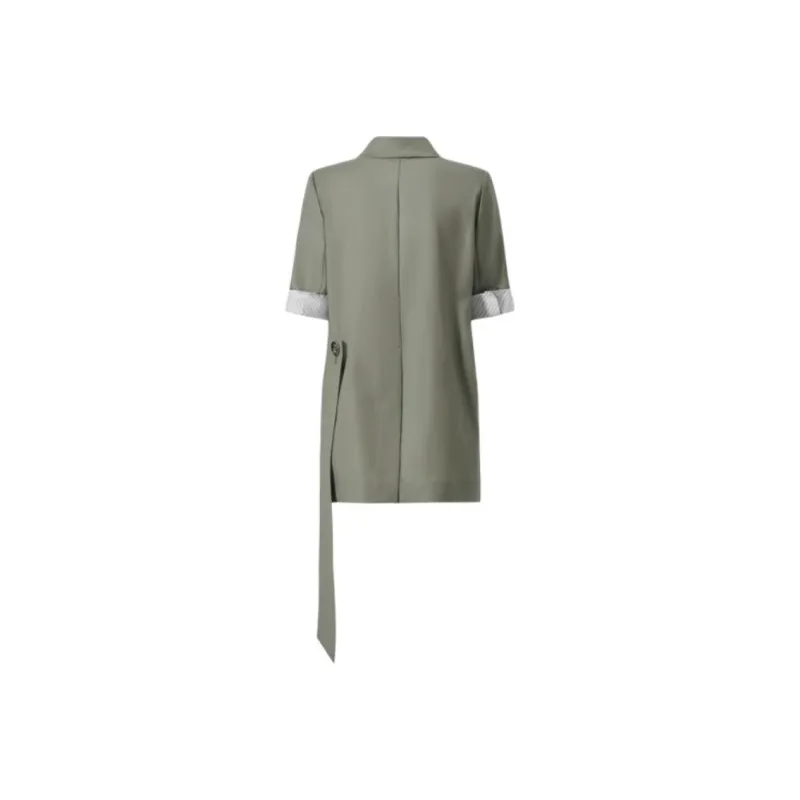 IDPAN Business Suit Women's Gray Green-1