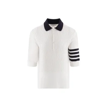 THOM BROWNE· Polo Shirt Men's White