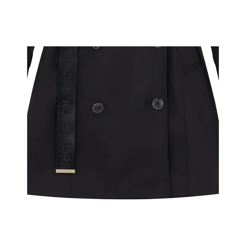 MICHAEL KORS MMK SS24 Trench Coat Women's Black-4