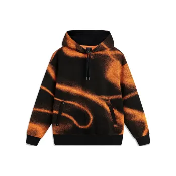 LiNing Wade Collection Sweatshirt Unisex Black Fragrant Orange