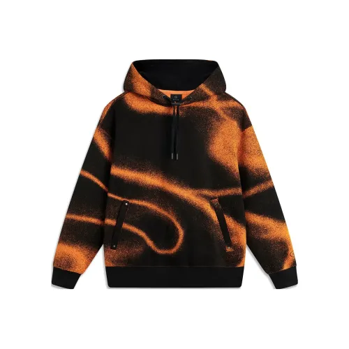 LiNing Wade Collection Sweatshirt Unisex Black Fragrant Orange