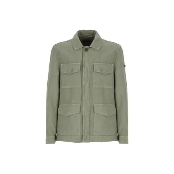 PESERICO Four Pockets Straight Hem Shirt