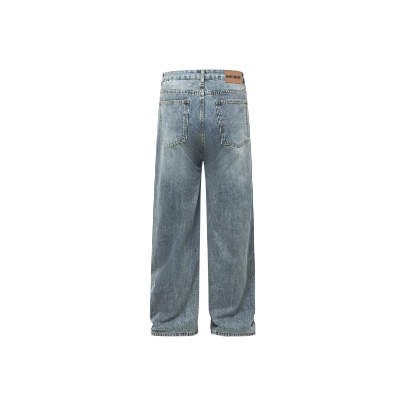 Ghost Mask Jeans Unisex Blue-1