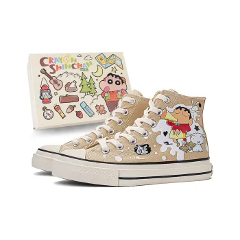 Crayon Shinchan High Top Canvas Shoes Unisex