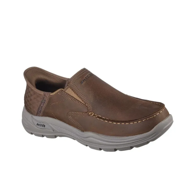 Skechers Arch Fit Motley Low Top Training Shoes Men's Umber-2